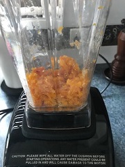 blended apricots
